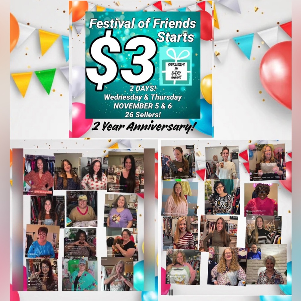 $3 Festival of Friends! 🎉 - Picture 3 of 11